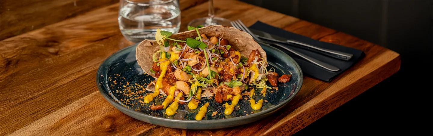 Een wrap bij Brasserie Bijna Thuis