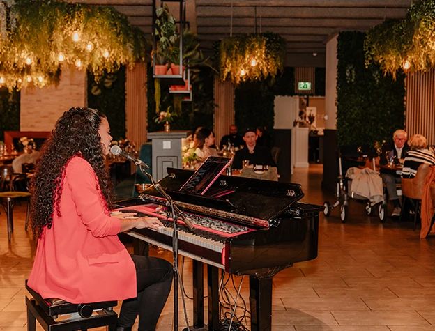 live muziek tijdens een feest